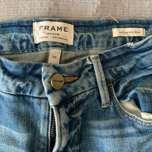 Frame Le crop mini bootcut jeans size 26